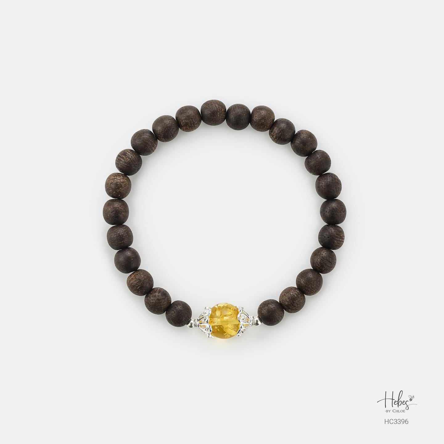 Vietnamese Agarwood Citrine Bracelet HC3396